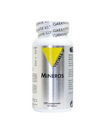 Mineros : complexe minéraux et vitamines reminéralisant