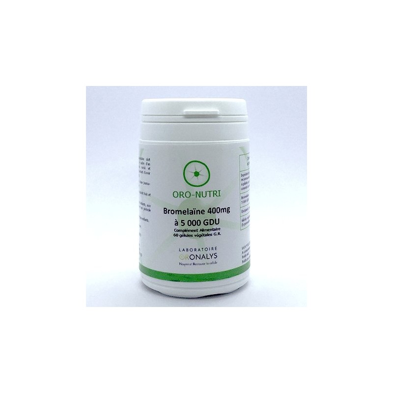 Bromélaïne 400mg/5000gdu fortement dosée Douleurs Crystal & Bienêtre
