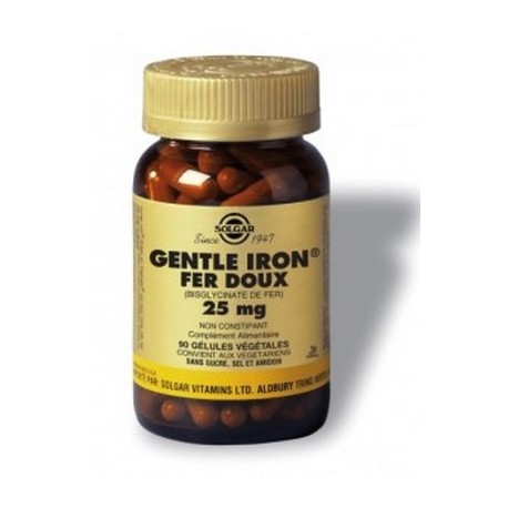 Achat Gentle Iron De Solgar Contre Lanémie Et La Fatigue