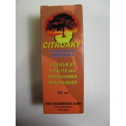 Citroaky : vinaigre de chêne + extraits de pépins de pamplemousse