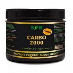 Charbon végétal super activé poudre : carbo 2000